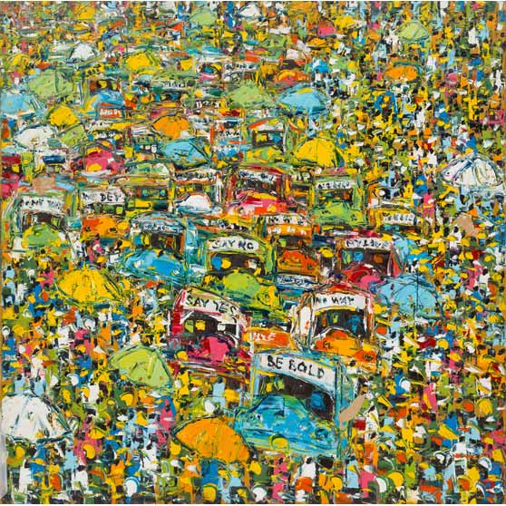 Ablade Glover, Trotro Station, 2019, AG179