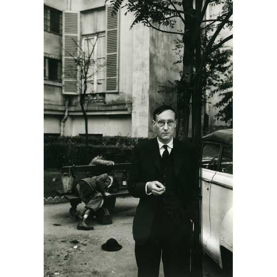 Brion Gysin, William Burroughs near the Beat Hotel, Paris (Naked Lunch Launch series, Paris, October 1959), 1959, BGBM02