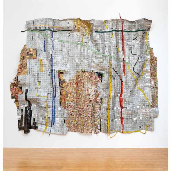 El Anatsui, When a gate closes, 2023, EA260