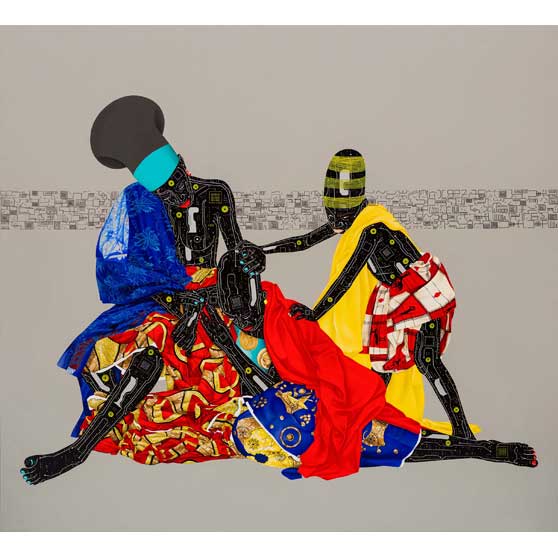 Eddy Kamuanga Ilunga, Oubliez le passé et vous perdez les deux yeux, 2021, EI131