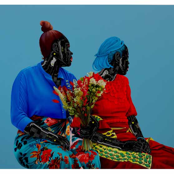 Eddy Kamuanga Ilunga, Esthétique du chaos (Aesthetics of Chaos), 2023, EI151