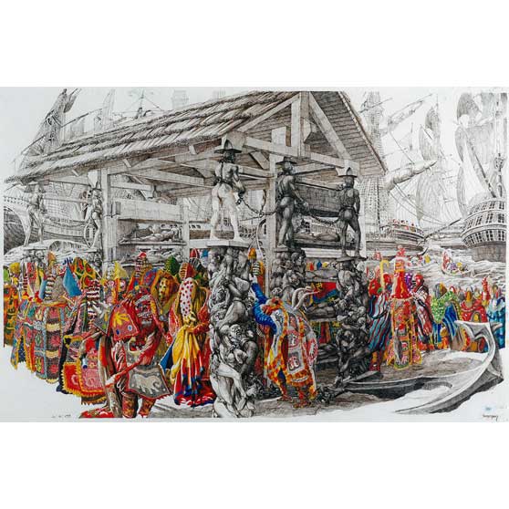 Julien Sinzogan, The Return of the Spirits, 1998, JS003