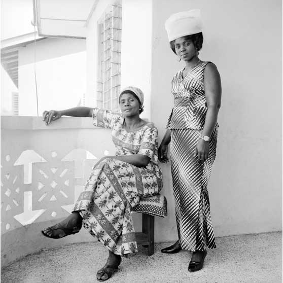 James Barnor, Two Sisters in-law, Florence and Gifty, 1973/74, JaB009