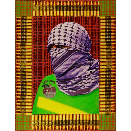 Laila Shawa, Fashionista Terrorista II, 2011, LS76