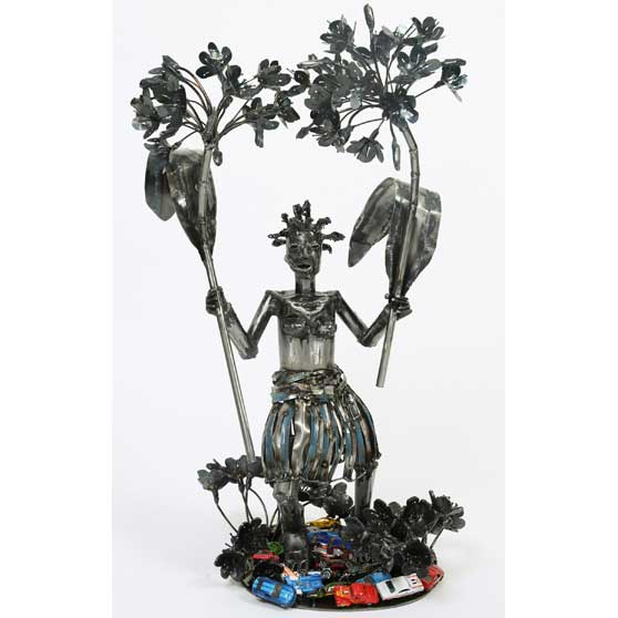 Sokari Douglas Camp, Cars Flowers Pom Pom, 2018, SDC044