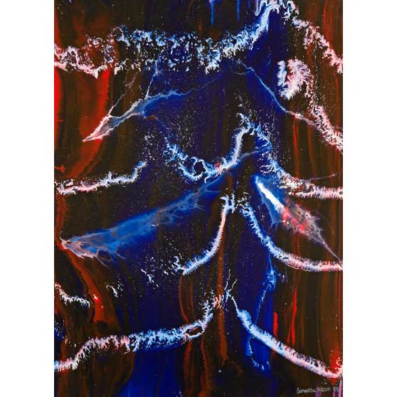 Samantha Hobson, Wave break ... calm night, 2008 SMH_OG_003