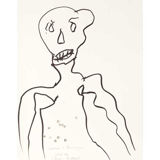 William S. Burroughs, Brion's Birthday, 1992, WSB049