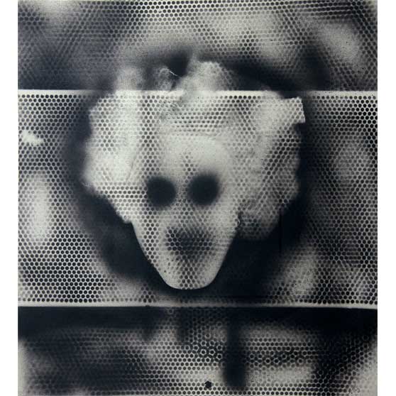 William S. Burroughs, Warhol, A Portrait in TV Dots..., 1992, WSB142