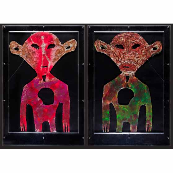 William S. Burroughs, Crazy Man, 1988, WSB172