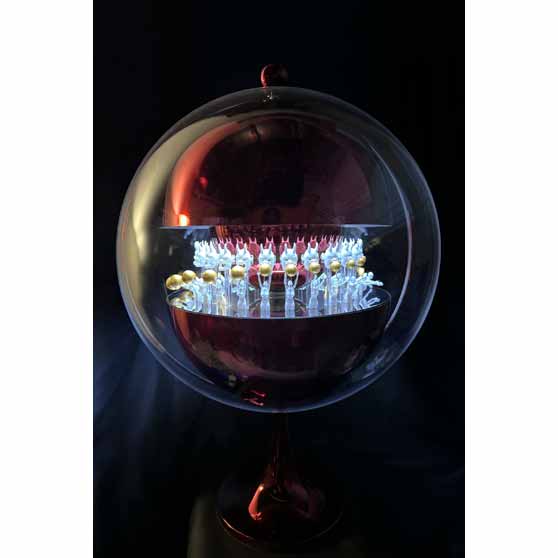 Xu Zhongmin, Egg shape B Red, 2024, XZ007