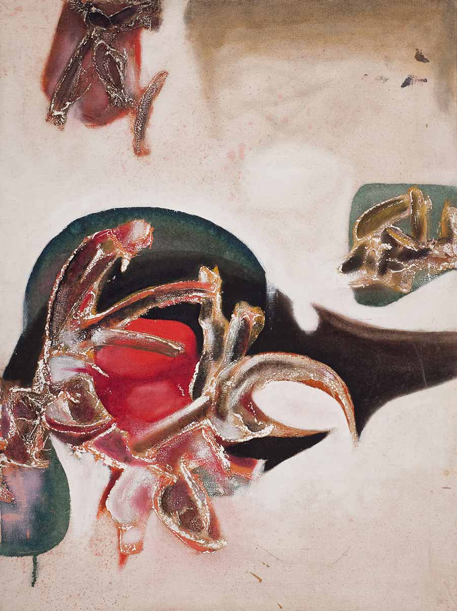  Aubrey Williams, Composition I, 1963. Oil on canvas, 103 x 77 cm. 