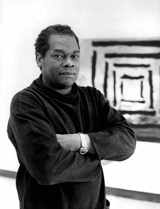 Aubrey Williams. Commonwealth Institute, London, 1982. Photo © Val Wilmer.