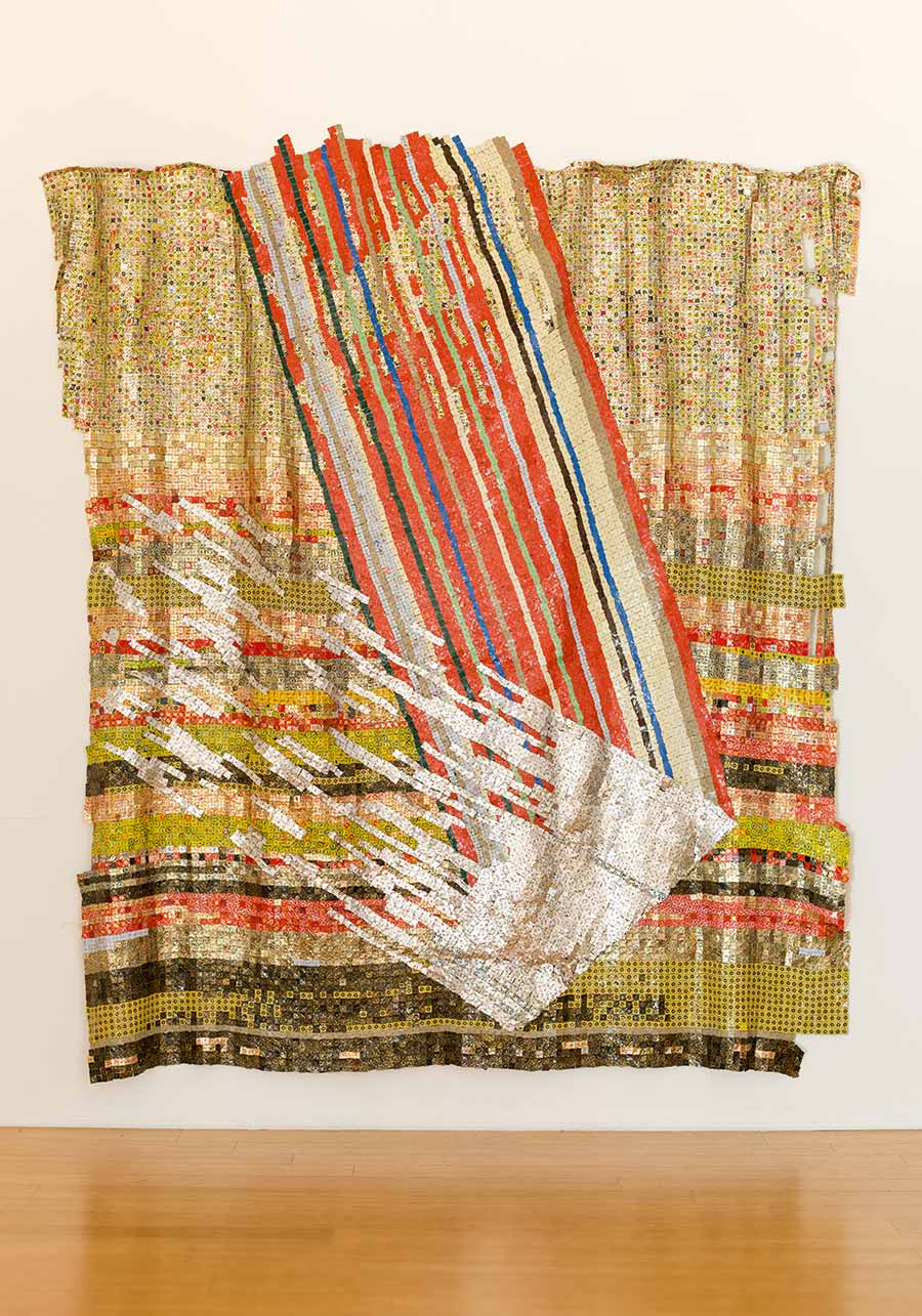 Change in Fortune, 2018. Aluminium and copper, 294 x 290 cm. photo: Jonathan Greet