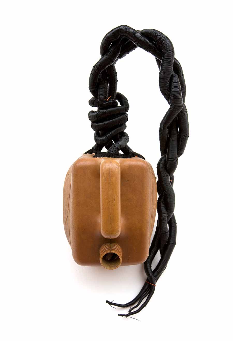 Romuald Hazoumè, Moncongo, 2011. Found objects, 51 x 22 x 28 cm 