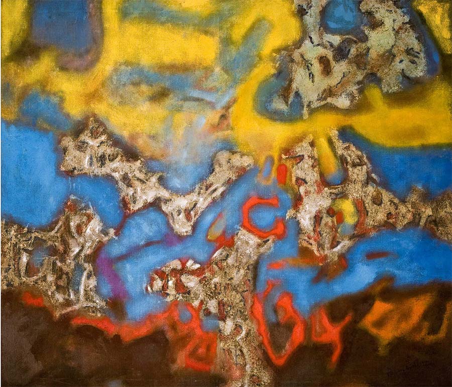 Aubrey Williams, Carib Ritual IV, 19673. Acrylic on canvas, 103 x 120 cm. 