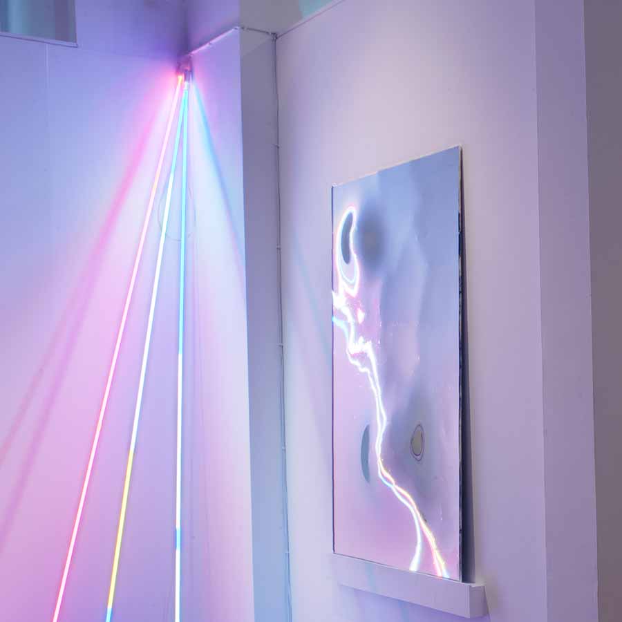 Installation of KNOTS at October Gallery, 2011.