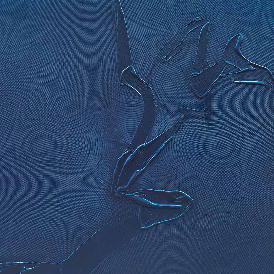 Tian Wei, Soul(detail), 2017. Acrylic on canvas, 200 x 200 cm.